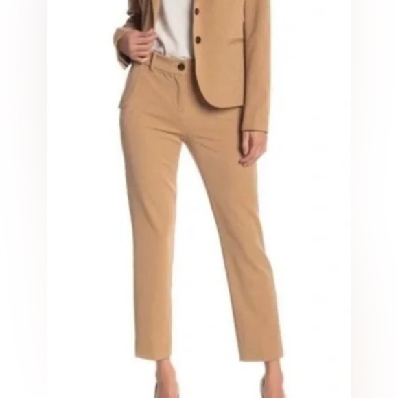 J. Crew | Camel Slim Ankle Trouser Pant (8) - Picture 1 of 14